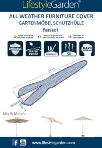 Lifestyle Garden Furniture Parasol Cover