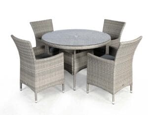 Supremo Barcelona 4 Seat Round Set