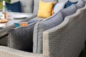 Supremo Barcelona Modular Dining Set with Lava Cushions