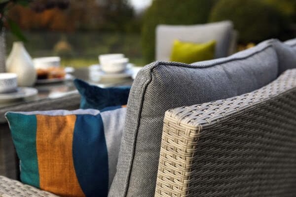 Supremo Barcelona Lounge Dining Set with Lava Cushions