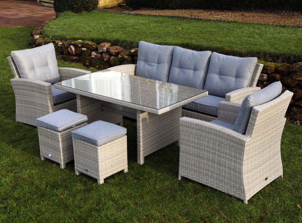supremo barcelona lounge dining set