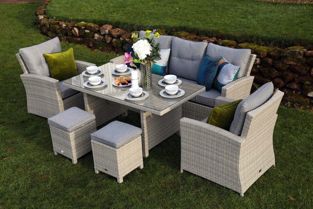 supremo barcelona lounge dining set