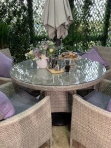 Supremo Barcelona 4 Seat Round Set