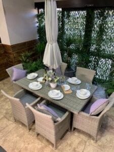 Supremo Barcelona 6 Seat Rectangular Set
