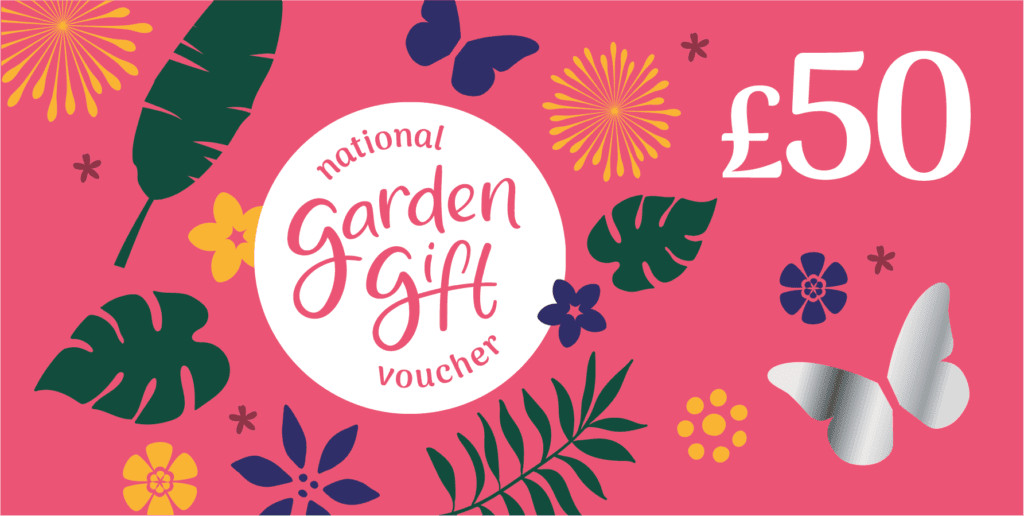 HTA £50 National Garden Gift Voucher – Burleydam Garden Centre