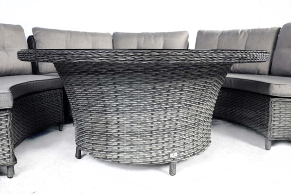 Supremo Amalfi Deluxe Round Firepit Bench Set