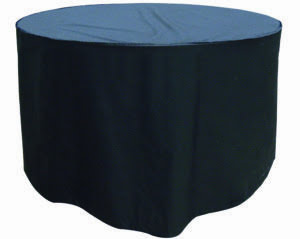 Garland 4-6 Seater Round Furniture Set Cover Black
