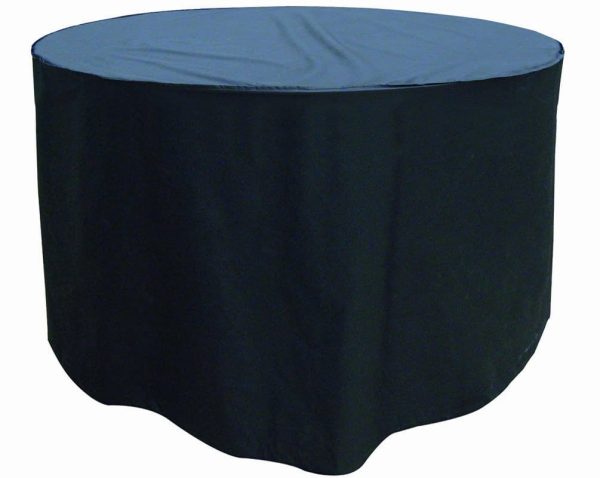 Garland 4-6 Seater Round Furniture Set Cover Black