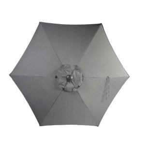 Supremo Biarritz Parasol – 3m x 3m – Square – Grey