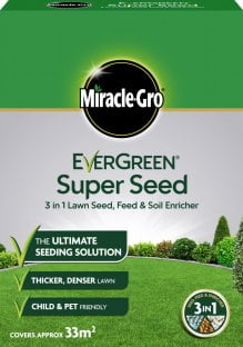 MIRACLE GRO® EVERGREEN® SUPER SEED LAWN SEED