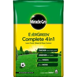 MIRACLE GRO® EVERGREEN® COMPLETE 4 IN 1 360sqm + 10% EXTRA FREE