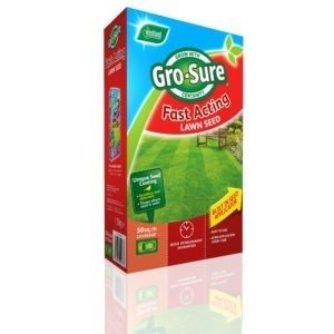 Gro-Sure Fast Acting Lawn Seed 50sqm