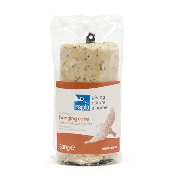 Rspb Suet Hanging Cake With Sunflower Hearts – 500G