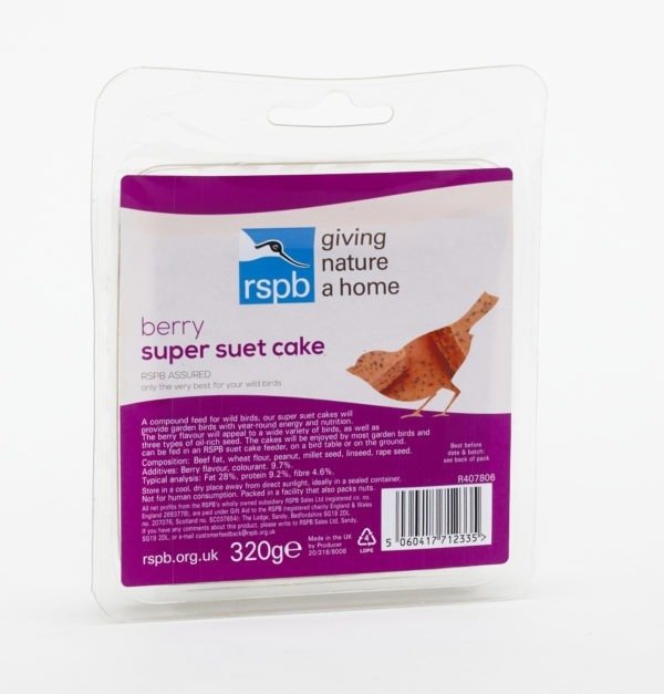 Rspb Berry Super Suet Cake – 320G