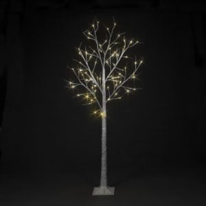 Birch Tree with 80 Warm White LEDs – 1.8m
