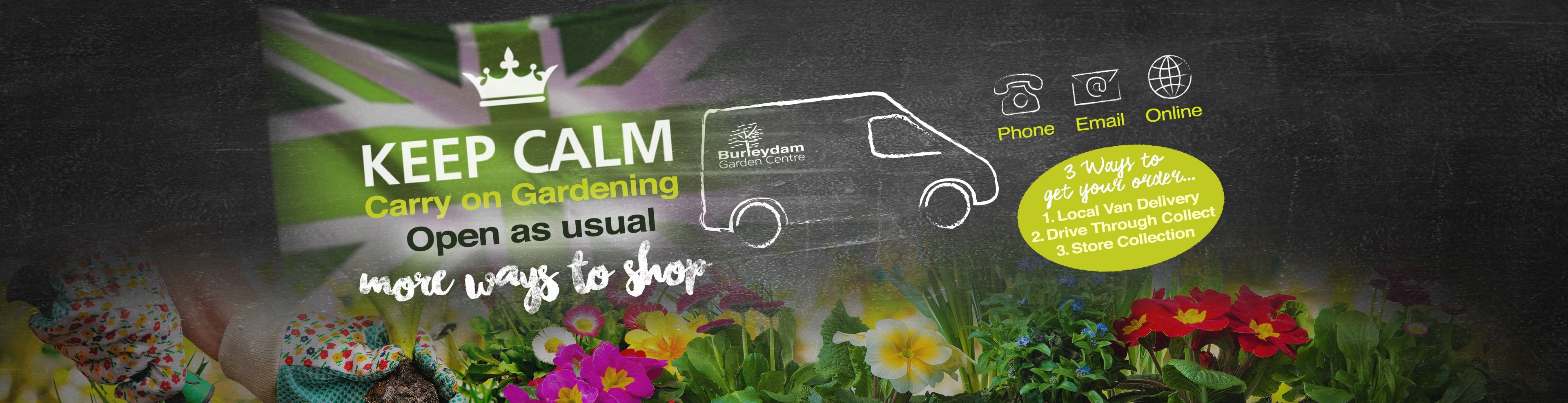 Keep Calm Carry on Gardening