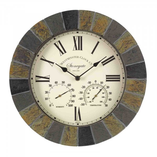 ‘Stonegate’ – Wall Clock & Thermometer