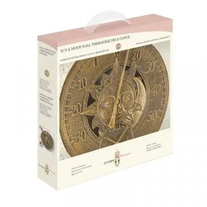 ‘Sun & Moon’ – Wall Clock & Thermometer