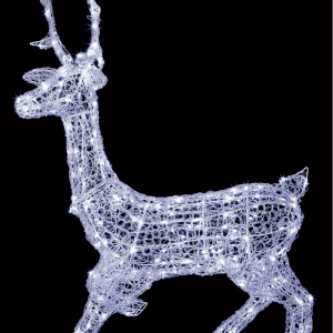 PREMIER 1.4M SOFT ACRYLIC STAG WITH 300 WHITE LEDS