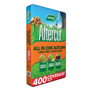 Westland Aftercut All In One Autumn Lawn Feed & Moss Killer – 400msq