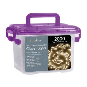 2000 Cluster Multi-Functional LED Lights – Warm White