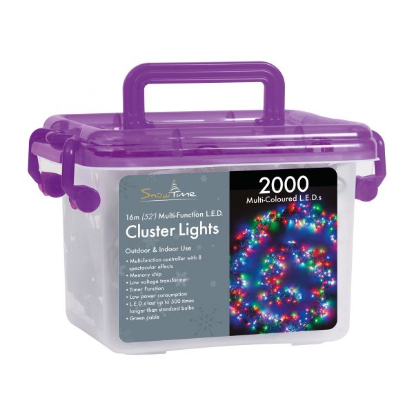 2000 Cluster Multi-Functional Led Lights – Multi-Coloured