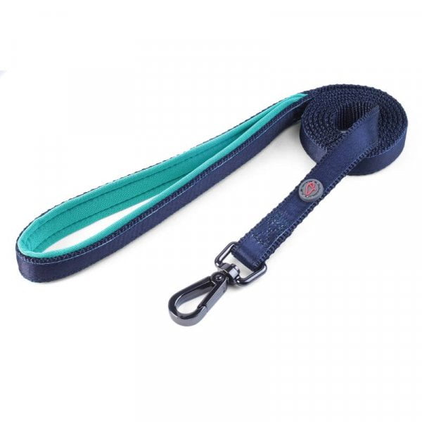 Zoon Uber-Activ Padded Dog Lead – Navy – 120 X 1.5Cm – Small