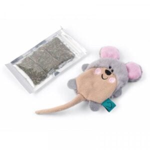 Zoon Nip-it Refillable Catnip Mouse – sachet included