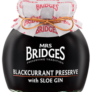 Blackcurrant Preserve with Sloe Gin – 340g