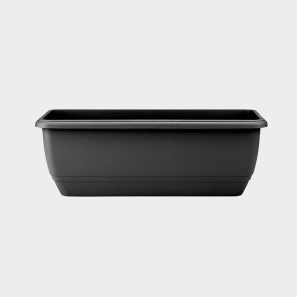 Stewart Garden – Balconniere Trough – Black – 70cm