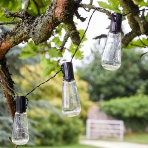 Smart – Eureka! Vintage Lightbulb Solar String Lights – 10 Bulbs