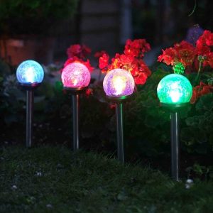 Smart – Crackle Globe Stake Light – 5pc Carry Pack