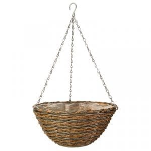 Milano Faux Rattan Basket – 14″