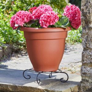 Flower Pot Stand – Black – 25cm