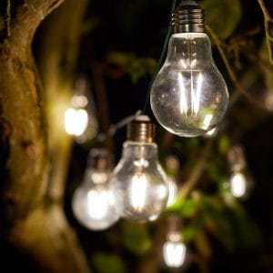 Smart – Retro Solar String Lights – 10 Bulbs