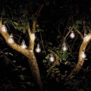 Smart – Retro Solar String Lights – 10 Bulbs