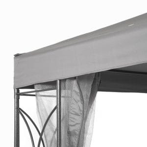 Suntime Polenza Grey Gazebo 2.5m  – Grey