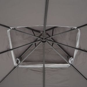 Suntime Polenza Grey Gazebo 2.5m  – Grey