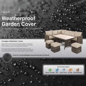 Nova Corner Cover & Table Cover – For a Left Hand Corner Set