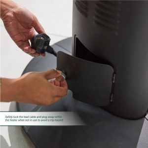 Helios Free Standing Electric Patio Heater – 3kW