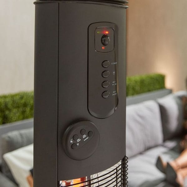 Helios Free Standing Electric Patio Heater 3kW Burleydam Garden Centre