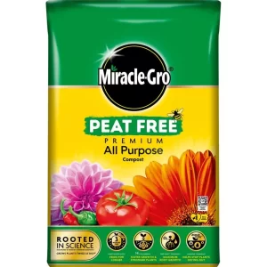 Miracle-Gro® Peat Free Premium All Purpose Compost – 40L