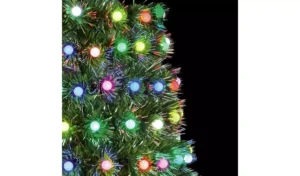 Premier Fibre Optic Tree -Ball Decoration – Colour Changing LEDs – 80cm