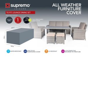 Supremo Lounge Dining Set All Weather Furniture Cover