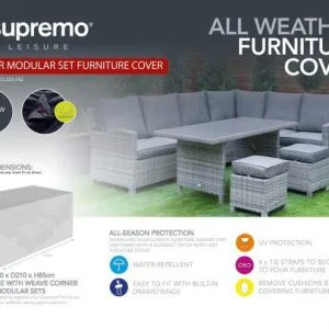 Supremo Corner Modular Set All Weather Furniture Cover