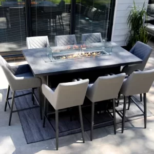 Supremo Mirfield Bar Fire Pit Table – 8 Seat