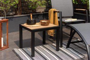 Lifestyle Garden – Panama Dark Side Table – 50x48cm