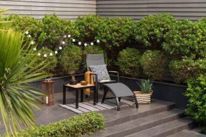 Lifestyle Garden – Panama Dark Side Table – 50x48cm