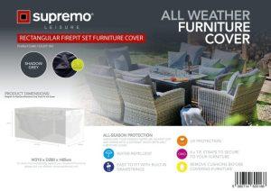 Supremo Large Rectangular Set Cover – Grey