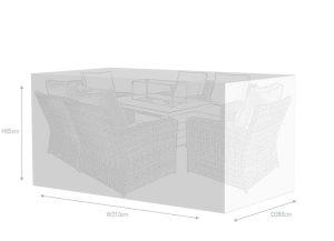 Supremo Large Rectangular Set Cover – Grey